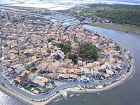 Gruissan uit de lucht