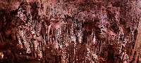 Heel veel stalagmieten in Aven Armand