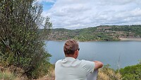 Zicht op Lac du Salagau