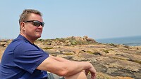 Genieten van het uitzicht op de Indische Oceaan