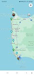 De kaart van Leeuwin-Naturaliste National Park