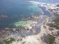 Skippy Rock vanuit de lucht