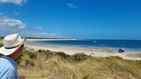 Baai bij Windy Harbour