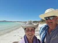 Two people op two peoples bay