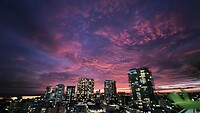 Sundowner vanaf de rooftop bar