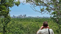 Uitzicht op skyline Darwin