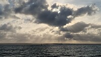 Zonsondergang op het water