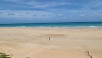 Het is niet druk op Cable Beach