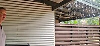 een regenbui (10 minuten) in Broome
