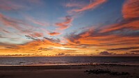 zonsondergang op Cable beach