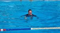 Lekker zwemmen in het 50 meter bad