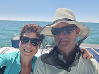 Genieten op de boot