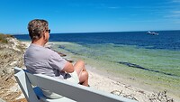 Uitzicht Leeman's kust