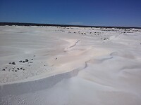 zandsurfen bij Lancelin