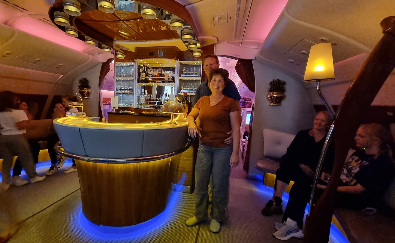 In de loungebar
