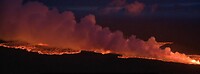 Lava en rookvorming