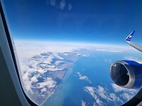 Kustlijn IJsland met Vatnajokull meer en gletsjer