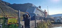 Cruiseschip haven Isafjordur