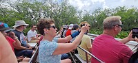 Hennie op de airboat