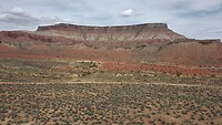 Drone uitzicht op de omgeving richting Zion