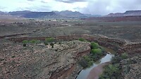 Virgin river by drone