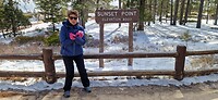 beetje koud bij Bryce Canyon