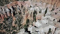 Mossy cave trail met de drone