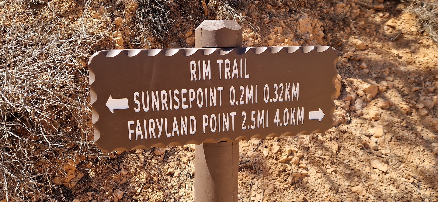 rim trail sunrise point