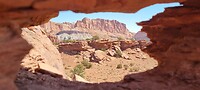 Doorkijkje Goosenecks Capitol Reef