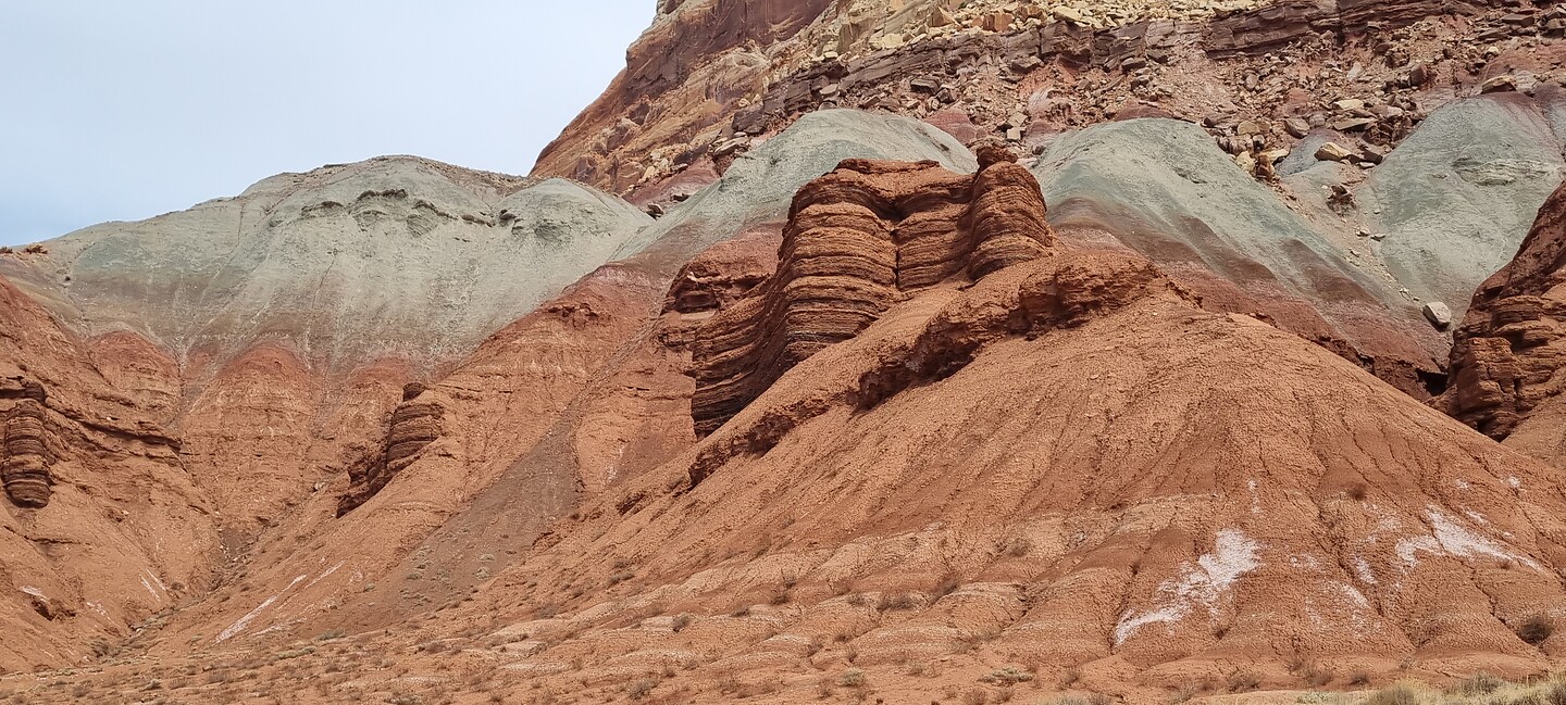 Groen gesteente Capitol Reef