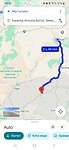 De route van vandaag