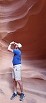 Foto's maken in de mooie canyon