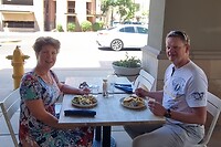 Heerlijke lunch in oldtown Phoenix