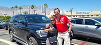 Met Jamie van de autoverhuur