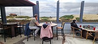 Mooi uitzicht op het strand