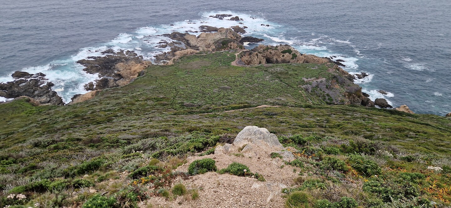 Uitzicht vanaf de top Garrapata State Park