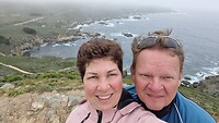 Nog wat mistig uitzicht Big Sur