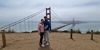 Golden Gate Bridge vanaf de noordkant