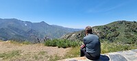 Uitzicht op dal Kaweah River