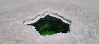 Mini zout meertje in Bad Water