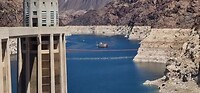 Lake Mead achter de Hoover Dam