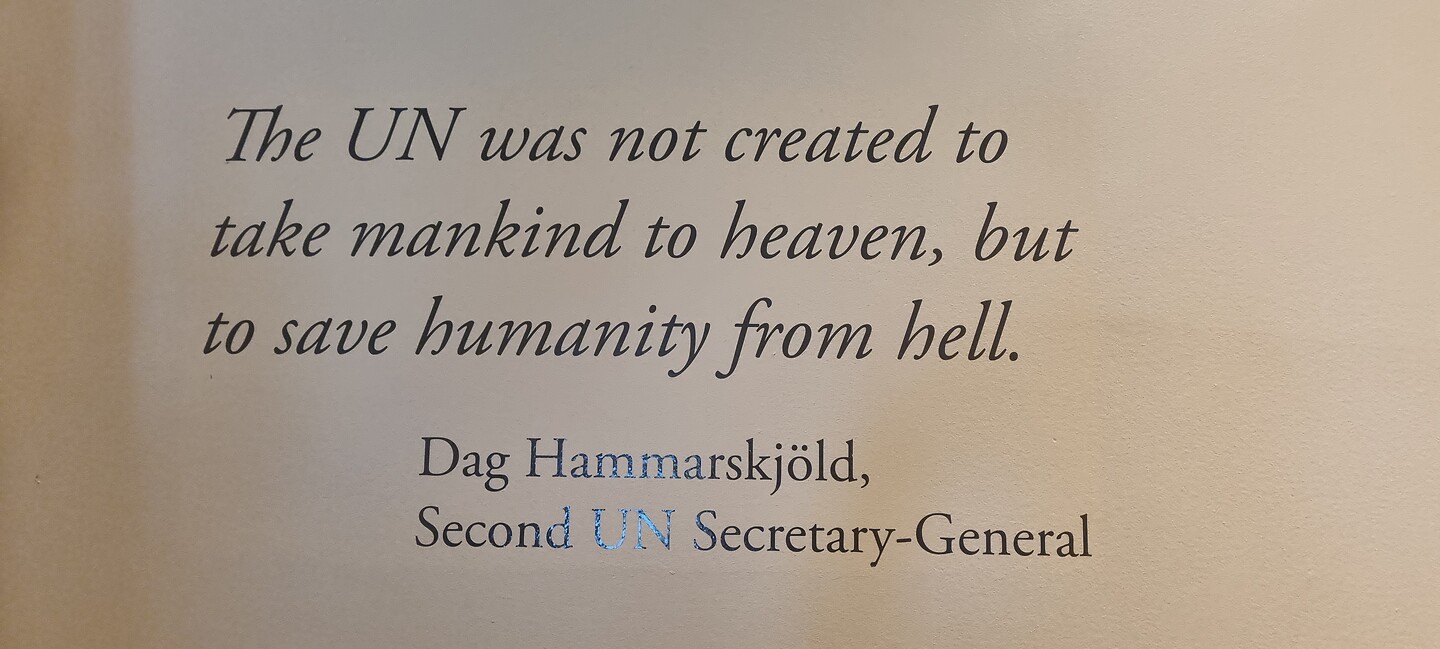 Citaat Dag Hammarskjöld