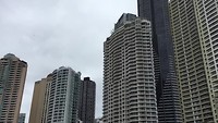 Vanaf het water de city of Brisbane