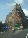 Begin van de Blue Mountains