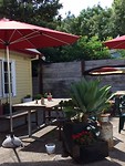 Bij het koffie tentje