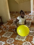 Fatima met ballon