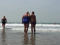 Samen naar de zee