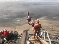 De trap naar zee