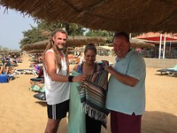 Maatje met een kleding wisseling