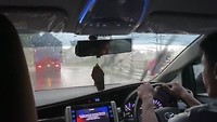 Regen onderweg